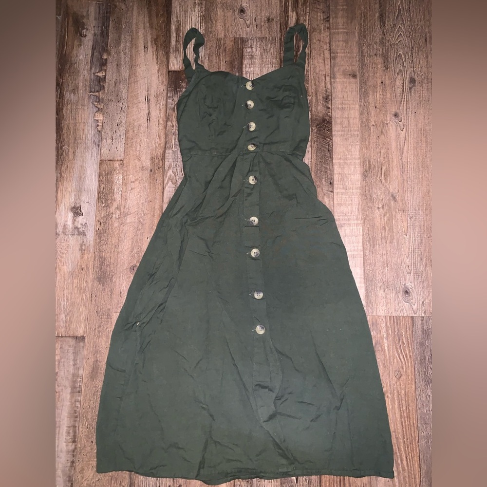 Japna Backless Green Dress